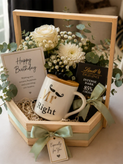 Mr. Right Hamper Basket